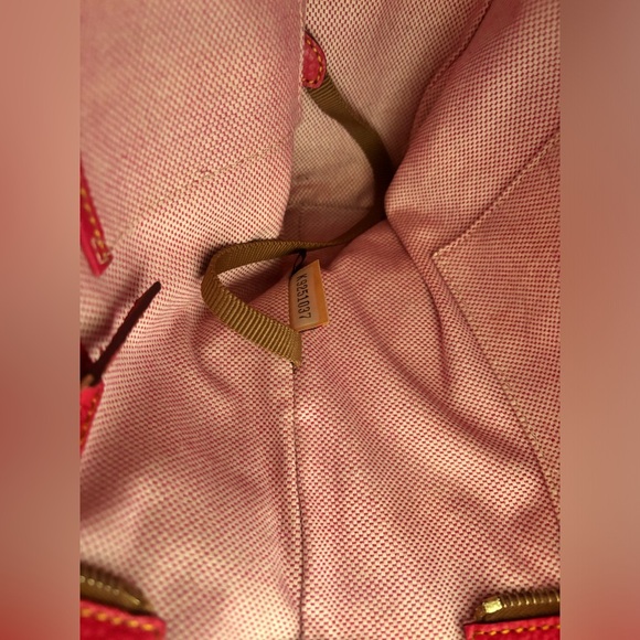 Dooney & Bourke Pebble Leather Charleston Shopper Pink Tote Bag EUC - Picture 6 of 12